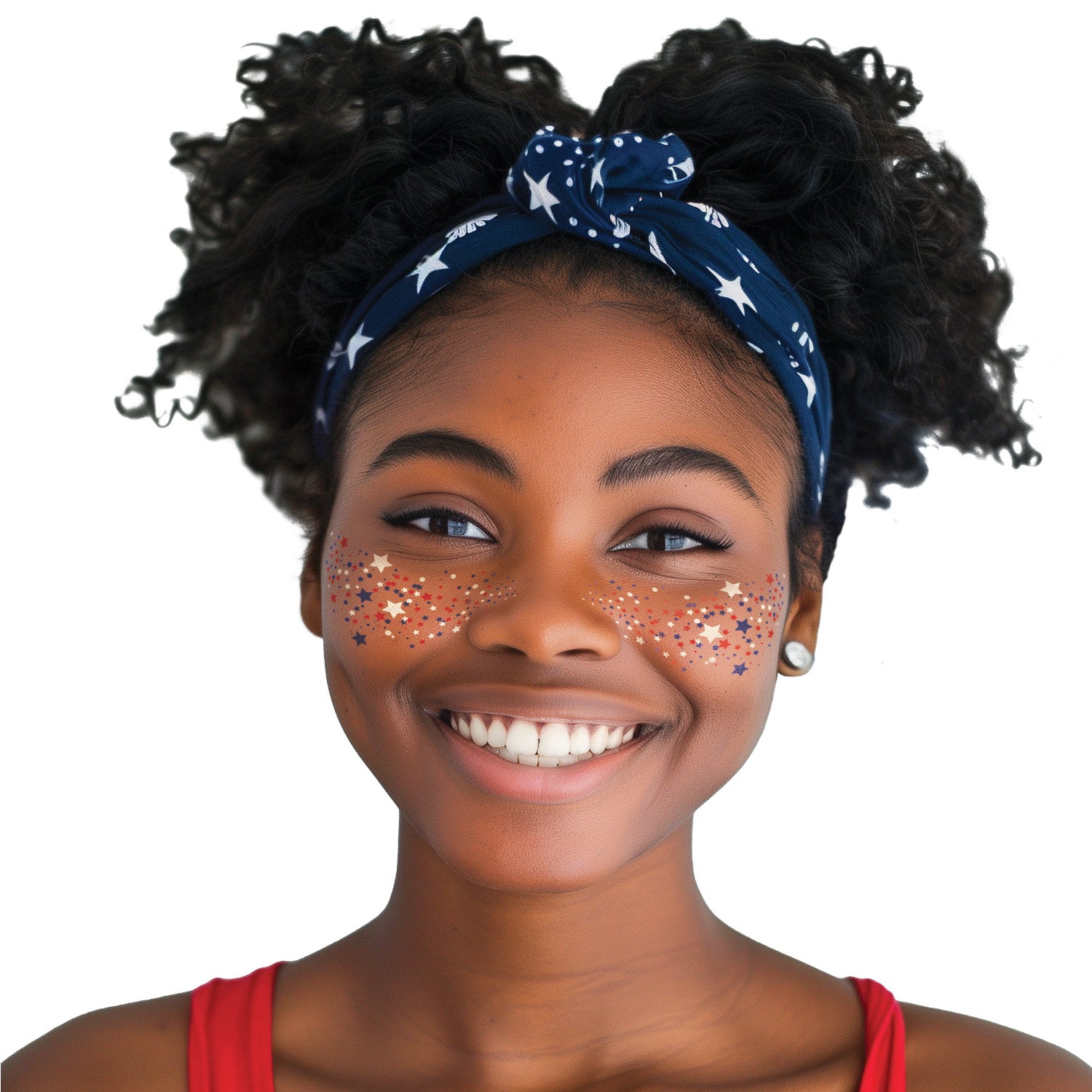 Patriotic Freckle Temporary Tattoos Party Pack 8 Tattoos Assortment