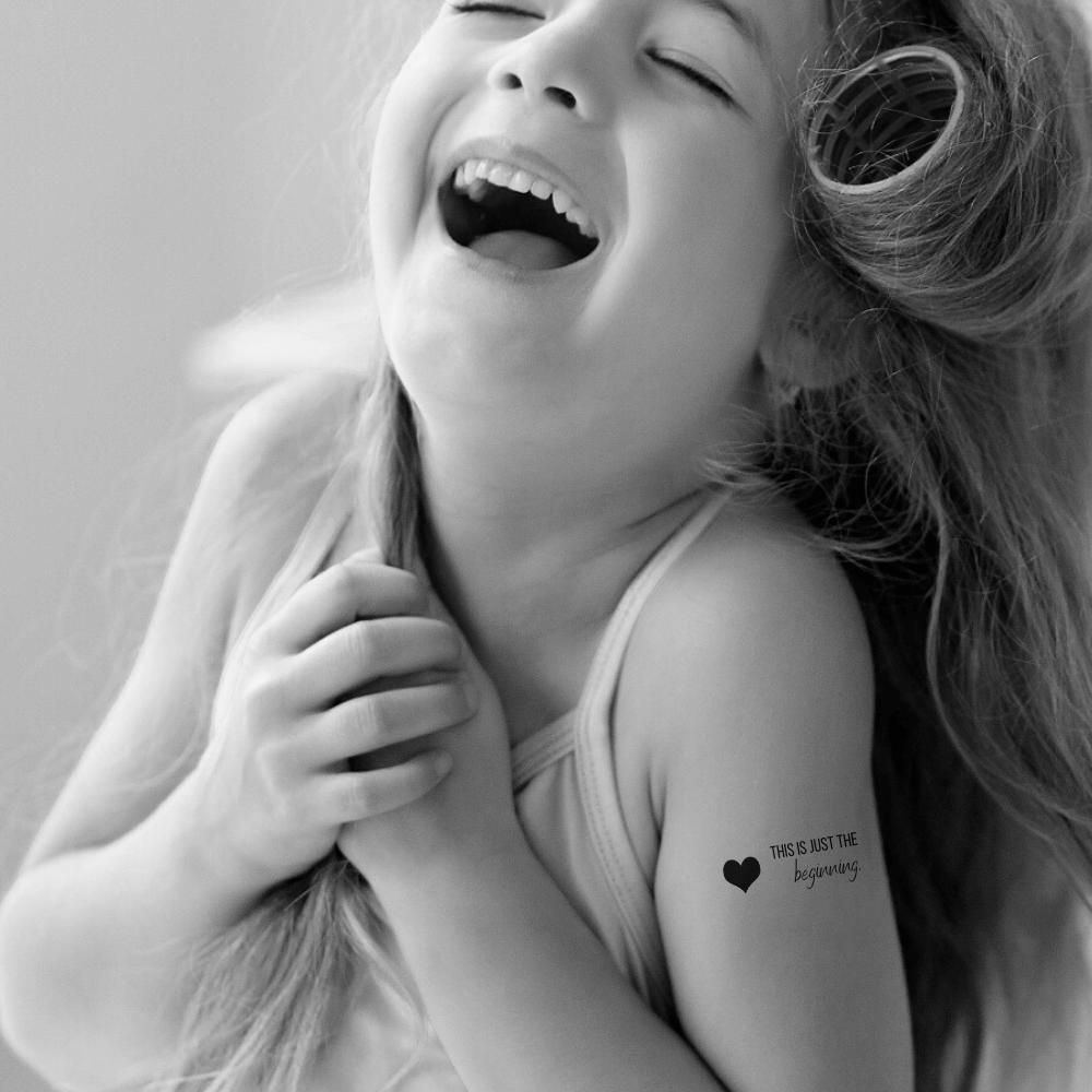 Double Affirmations - Empowerment Temporary Tattoo